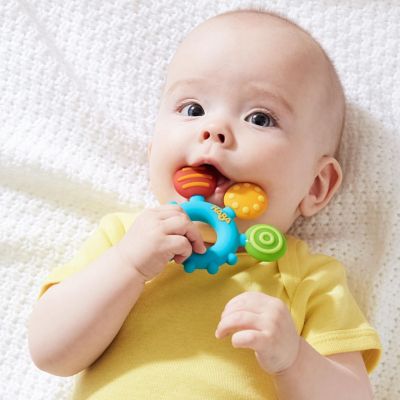 HABA Clutching Toy Color Play Silicone Teether Image 1
