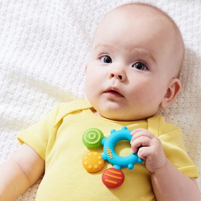 HABA Clutching Toy Color Play Silicone Teether Image 2