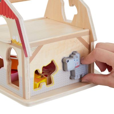 HABA Farmhouse Sorting Box Wooden Shape Sorter Toy Image 2