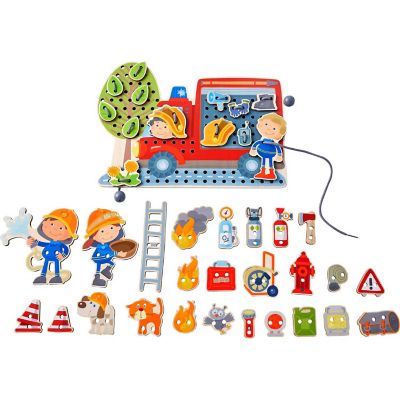 HABA Fire Engine Rescue Themed Threading Game Image 1