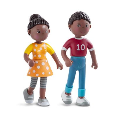 HABA Little Friends Family Time - Mom, Dad and Baby Dollhouse Toy Figures Image 2