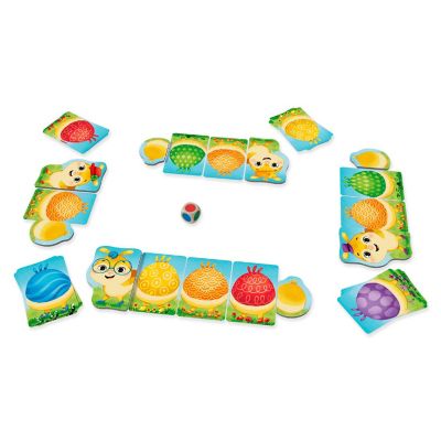 HABA Little Rainbow Caterpillar Mini Game of Colors and Patterns Ages 3+ Image 2