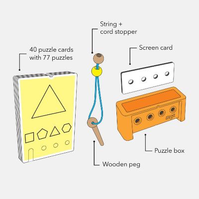 HABA Logic! CASE Starter Set - Brain Building Puzzles for Ages 6+ Image 2