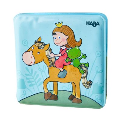HABA Magic Bath Book Princess - Wet the Pages to Reveal Colorful Background - Great for Tub or Pool Image 1
