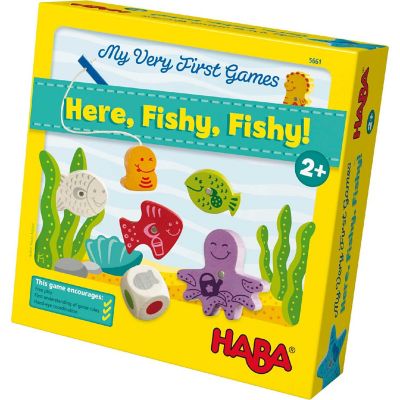 HABA My Very First Games - Here Fishy Fishy! Magnetic Fishing Game (Made in Germany) Image 1