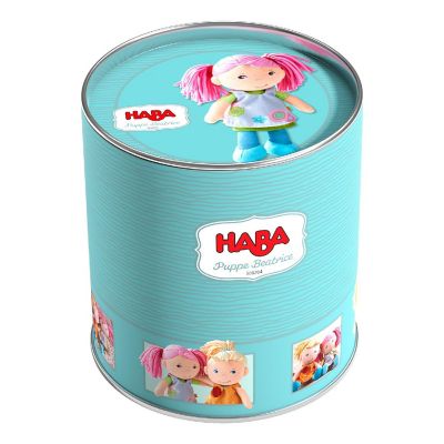 HABA Soft Doll Beatrice 8" - First Baby Doll with Pink Pigtails for Ages 6 Months and Up. Image 2