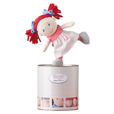 HABA Soft Doll Mirli 8" - First Baby Doll with Red Pigtails for Ages 6 Months and Up. Image 1