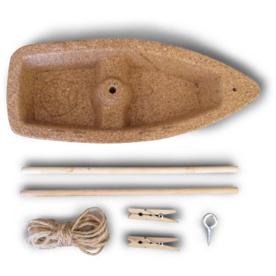 HABA Terra Kids Cork Boat - Easy to Assemble and Upgrade with Materials Found in Nature - DIY Fun for Young and Old Image 2
