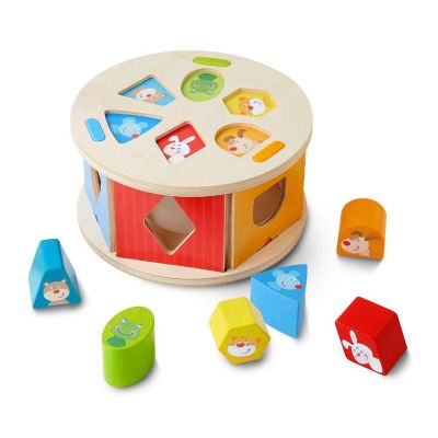 HABA Wooden Shape Sorting Box Favorite Animals Image 1