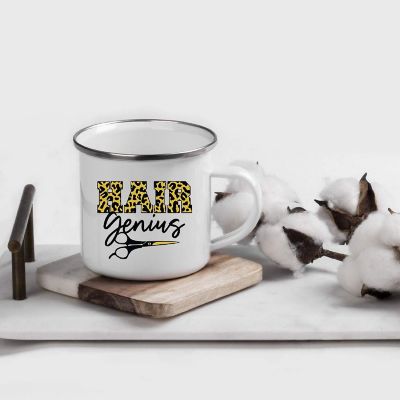 Hair Genius Leopard 11oz Campfire Mug Image 1