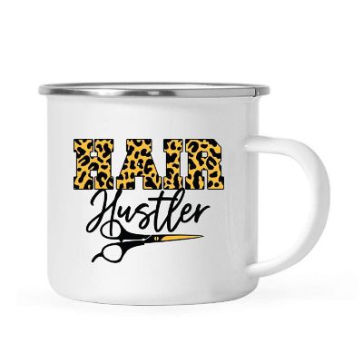 Hair Hustler Leopard 11oz Campfire Mug Image 1