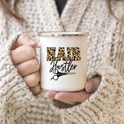 Hair Hustler Leopard 11oz Campfire Mug Image 2
