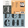 Hallmark&#8482; Adhesive Stencils Doodle Font Design - 3 Pc. Image 1