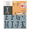 Hallmark&#8482; Adhesive Stencils Little Princess Font Design - 3 Pc. Image 1