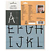 Hallmark&#8482; Adhesive Stencils Nature Font Design - 3 Pc. Image 1