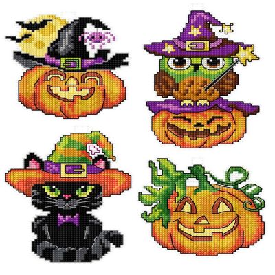 Halloween 137CS Crafting Spark Counted Cross-Stitch Kit Image 1
