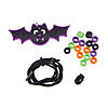 Halloween Bat Necklace Craft Kit - Makes 12 Image 1