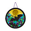 Halloween Bat Tissue Acetate Sign Craft Kit - Makes 12 Image 1