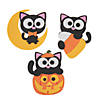 Halloween Cat Magnet Craft Kit - Makes 12 Image 1