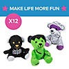 Halloween Character Stuffed Bears - 12 Pc. Image 1