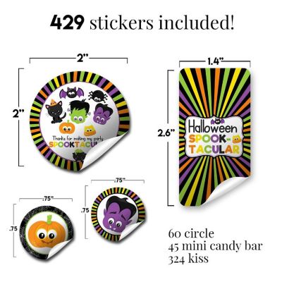 Halloween Characters Sticker Bundle 429pc. by AmandaCreation Image 2