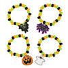 Halloween Charm Beaded Bracelet Craft Kit - Makes 12 Image 1