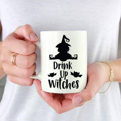 Halloween Coffee Mug Drink Up Witches Image 1