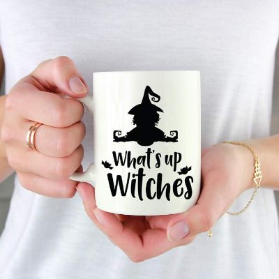 Halloween Coffee Mug What's Up Witches Image 1