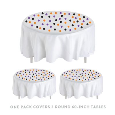 Halloween Confetti Orange Black, 180-Pack Image 3