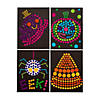Halloween Dot Sticker Art Sheets - 12 Pc. Image 1