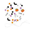 Halloween Enamel Charms & Plastic Beads Bracelet Craft Kit  - Makes 12 Image 1