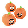 Halloween Funny Face Stuffed Pumpkins - 12 Pc. Image 1