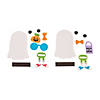 Halloween Ghost Kid Magnet Craft Kit - Makes 12 Image 1