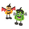 Halloween Gourd Monster Stand-Up Craft Kit - Makes 12 Image 1