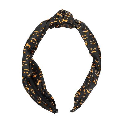 Halloween Jack-O'-Lantern 2-Piece Headband &amp; Scrunchie Set Image 1