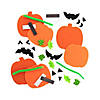 Halloween Jack-O&#8217;-Lantern Magnet Craft Kit - Makes 12 Image 1