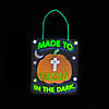 Halloween Made to Glow in the Dark Religious Fall Craft Kit - Makes 12 Image 1