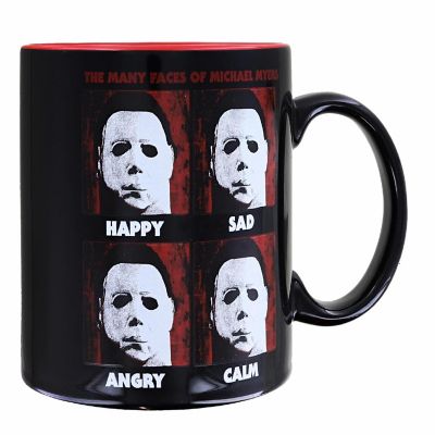 Halloween Many Faces of Michael Myers 20 Ounce Ceramic Mug Image 1