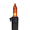 Halloween Mini Light Set - Orange -7' Black Wire - 35ct Image 3