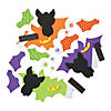 Halloween Patterned Bat Magnet Craft Kit - Makes 12 Image 1