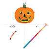 Halloween Pumpkin Pi&#241;ata Kit - 208 Pc. Image 1