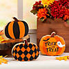 Halloween Pumpkin Tabletop Blocks - 3 Pc. Image 1