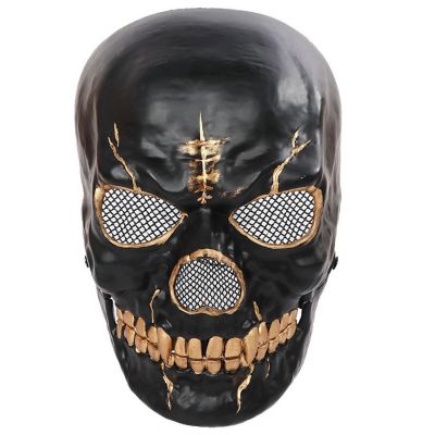 Halloween Scary Mask Skull Head Mask with Moving Jaw Image 1