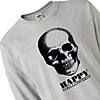 Halloween Skull Adult&#8217;s Long-Sleeve T-Shirt - 2XL Image 1
