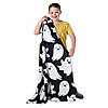 Halloween Smiling Ghosts Fleece Throw Image 1