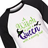 Halloween Witch Adult's Baseball T-Shirt - Extra Large Image 1