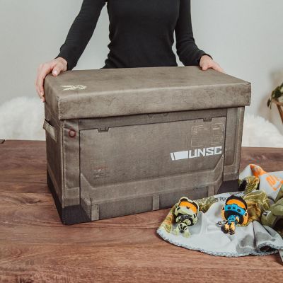 HALO Ammo Crate Collapsible Storage Bin Chest Organizer w/ Lid  24 x 12 Inches Image 2