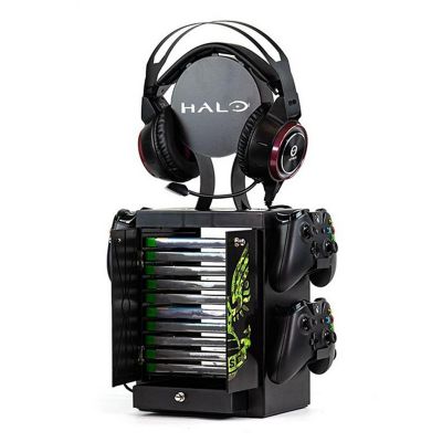 Halo Game Locker, Controller Holder, and Headset Stand Image 3