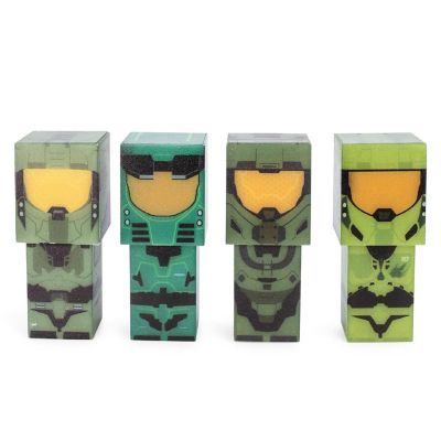 HALO Green Master Chief Evolved Mini Figural Mood Lights  Set of 4 Image 1