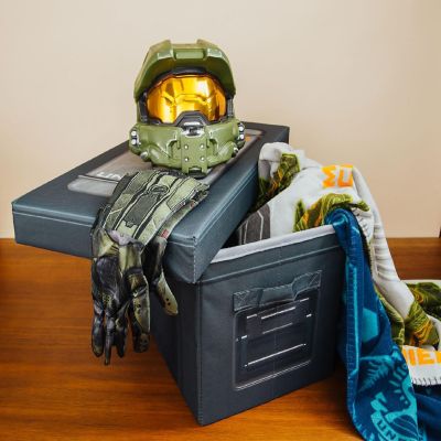 Halo UNSC Footlocker Foldable Storage Bin  24 x 12 Inches Image 2